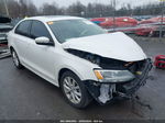 2013 Volkswagen Jetta 2.5l Se White vin: 3VWDP7AJXDM428543