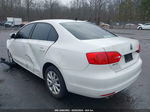 2013 Volkswagen Jetta 2.5l Se White vin: 3VWDP7AJXDM428543