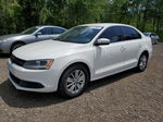 2011 Volkswagen Jetta Se White vin: 3VWDX7AJ0BM006214