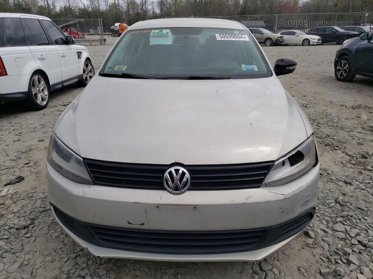 2011 Volkswagen Jetta Se Серебряный vin: 3VWDX7AJ0BM318016