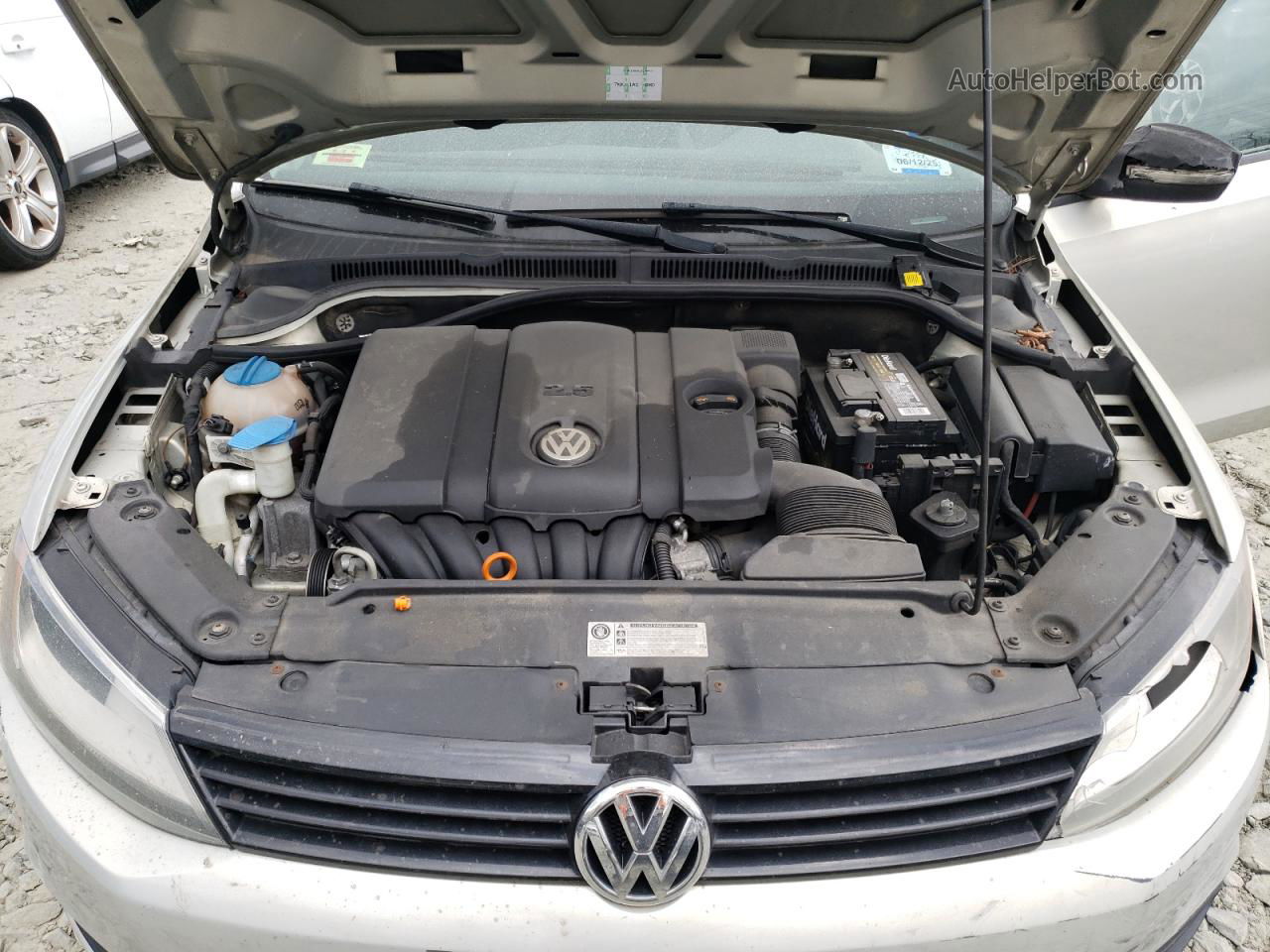 2011 Volkswagen Jetta Se Серебряный vin: 3VWDX7AJ0BM318016