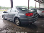 2012 Volkswagen Jetta 2.5l Se Gray vin: 3VWDX7AJ0CM114267