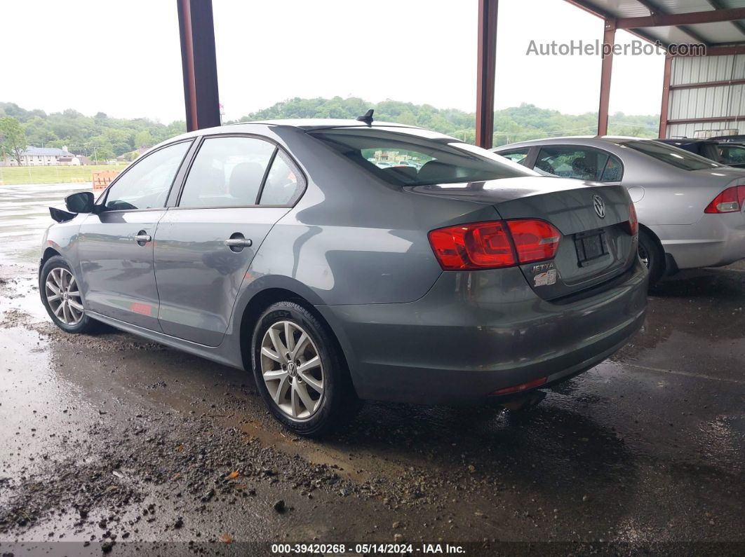 2012 Volkswagen Jetta 2.5l Se Gray vin: 3VWDX7AJ0CM114267