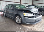 2012 Volkswagen Jetta 2.5l Se Gray vin: 3VWDX7AJ0CM114267