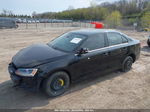 2013 Volkswagen Jetta 2.5l Se Black vin: 3VWDX7AJ0DM254403