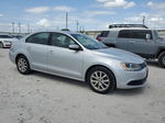 2013 Volkswagen Jetta Se Silver vin: 3VWDX7AJ0DM359880