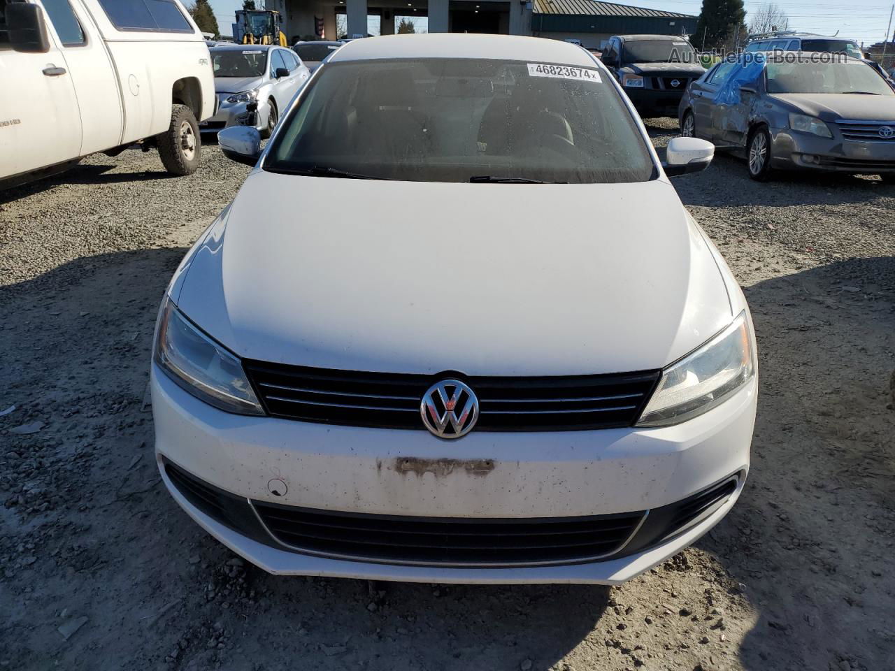 2013 Volkswagen Jetta Se Белый vin: 3VWDX7AJ0DM428132