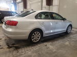 2013 Volkswagen Jetta Se Silver vin: 3VWDX7AJ1DM255673