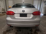 2013 Volkswagen Jetta Se Silver vin: 3VWDX7AJ1DM255673