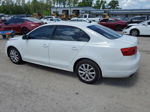 2013 Volkswagen Jetta Se White vin: 3VWDX7AJ1DM286390