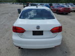 2013 Volkswagen Jetta Se White vin: 3VWDX7AJ1DM286390