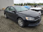 2013 Volkswagen Jetta Se Black vin: 3VWDX7AJ1DM384996