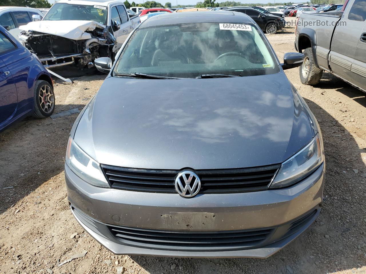 2011 Volkswagen Jetta Se Gray vin: 3VWDX7AJ2BM081139