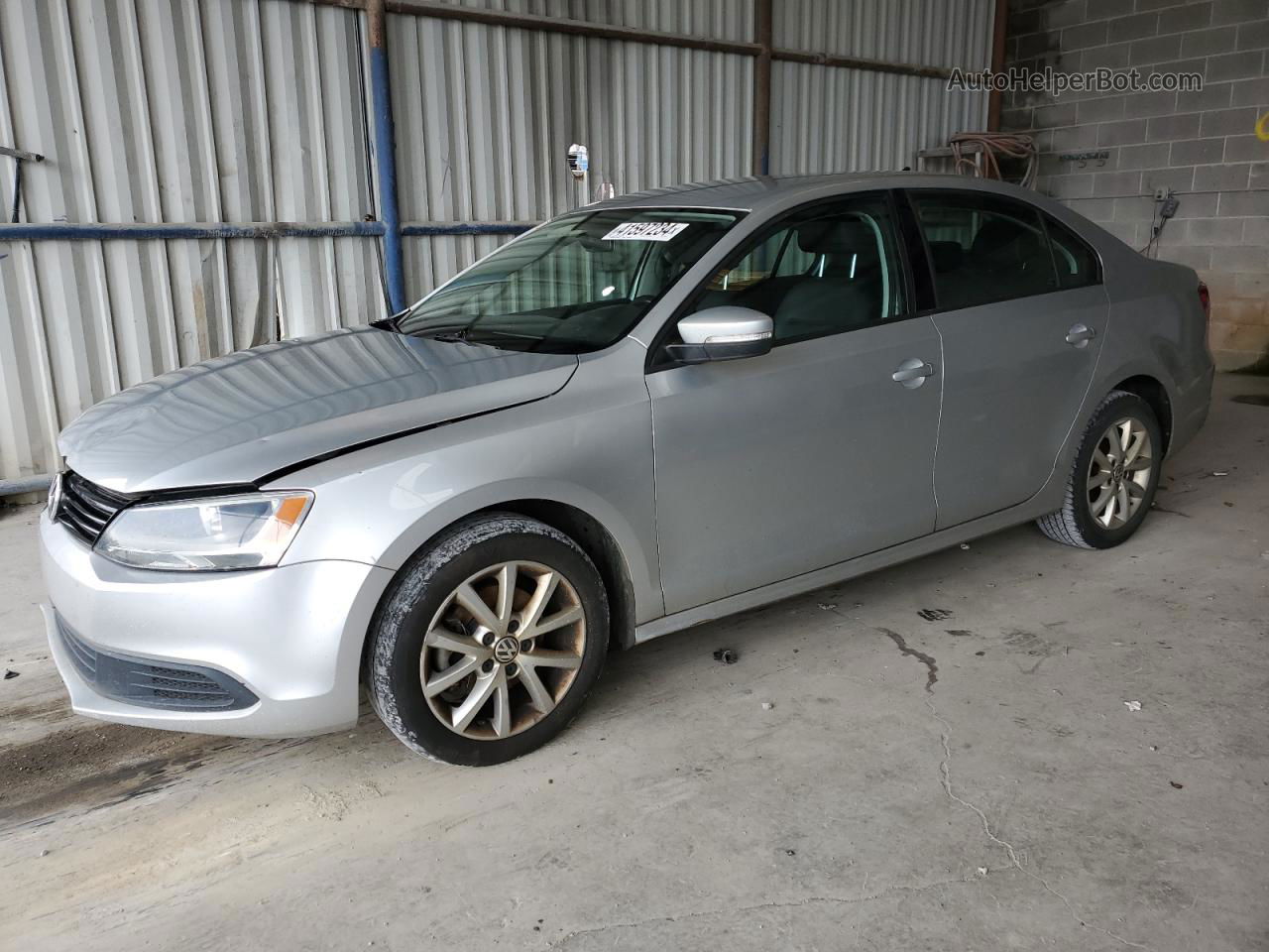 2011 Volkswagen Jetta Se Серебряный vin: 3VWDX7AJ2BM109411