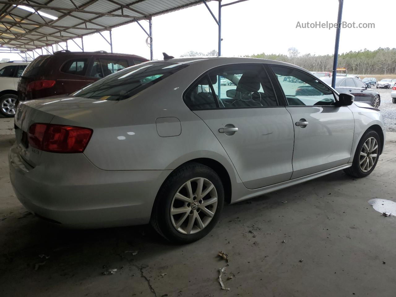 2011 Volkswagen Jetta Se Silver vin: 3VWDX7AJ2BM109411