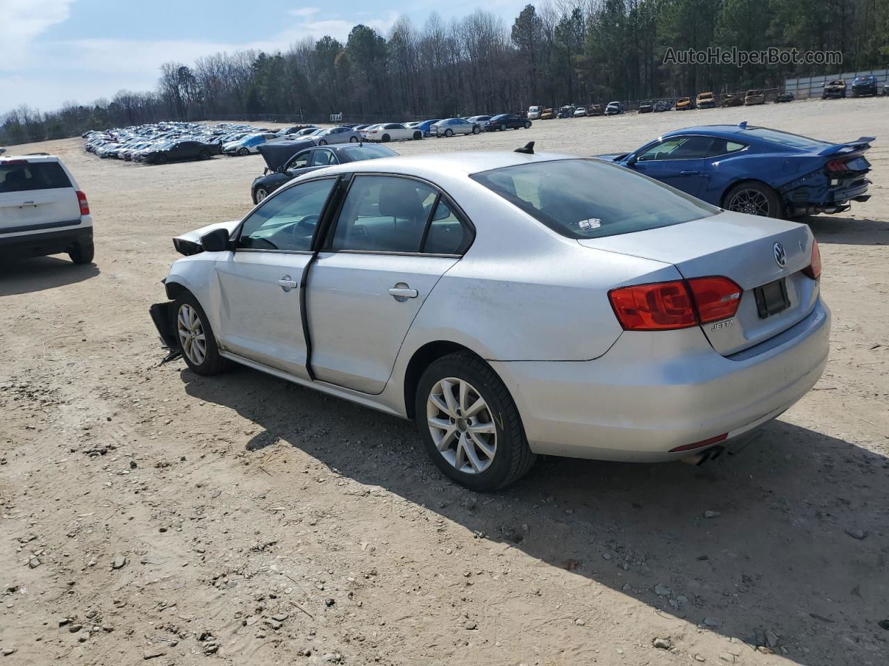 2012 Volkswagen Jetta Se Gray vin: 3VWDX7AJ2CM320545