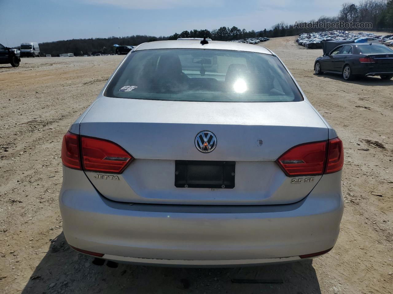 2012 Volkswagen Jetta Se Gray vin: 3VWDX7AJ2CM320545