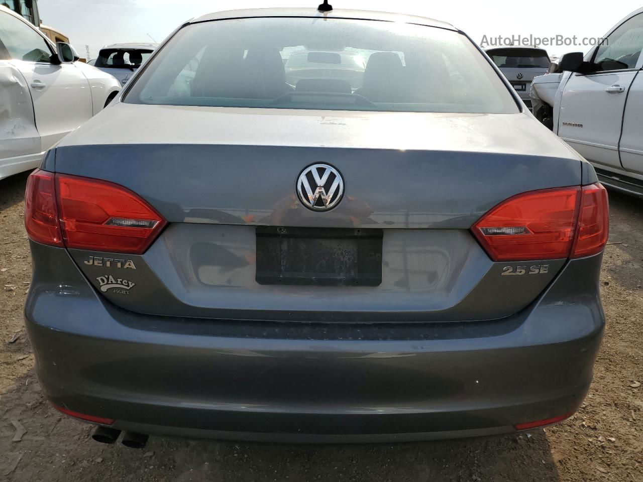 2012 Volkswagen Jetta Se Серый vin: 3VWDX7AJ2CM457582