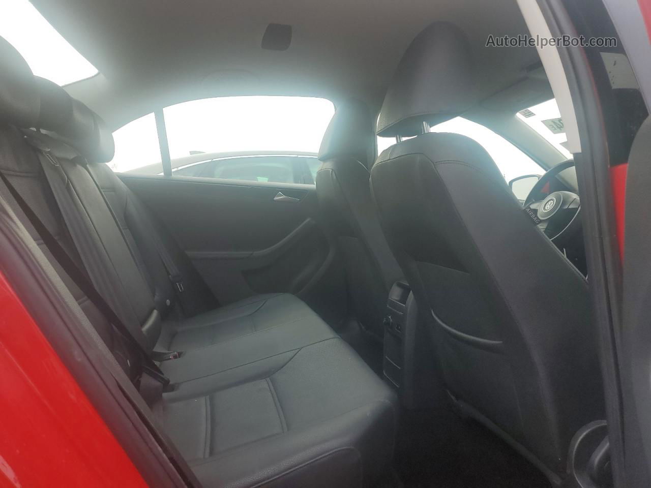 2012 Volkswagen Jetta Se Красный vin: 3VWDX7AJ2CM459817