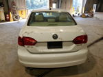 2013 Volkswagen Jetta Se White vin: 3VWDX7AJ2DM261532