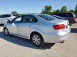 2013 Volkswagen Jetta Se Silver vin: 3VWDX7AJ2DM294319