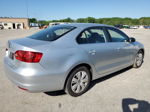 2013 Volkswagen Jetta Se Silver vin: 3VWDX7AJ2DM294319