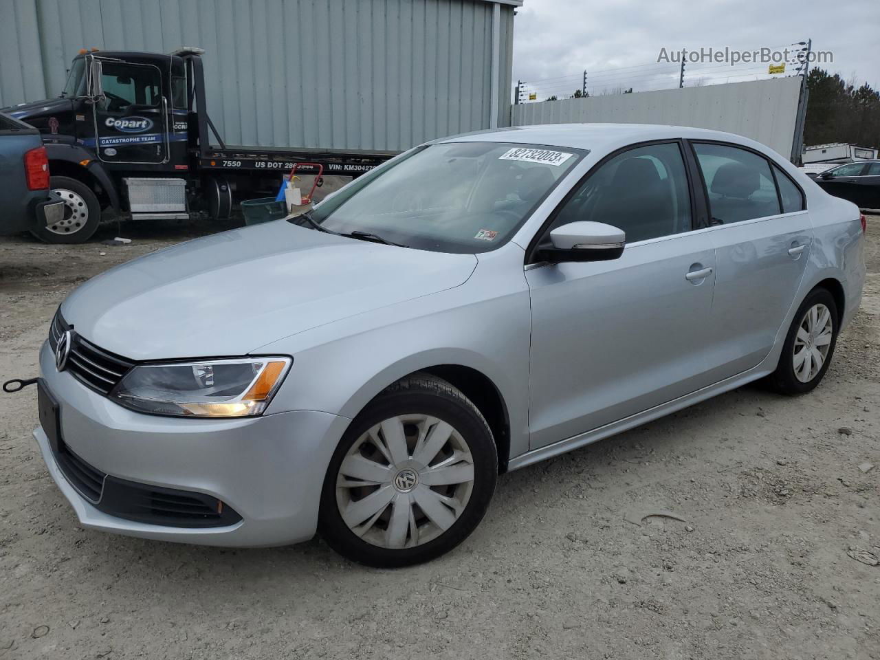 2013 Volkswagen Jetta Se Silver vin: 3VWDX7AJ2DM306663