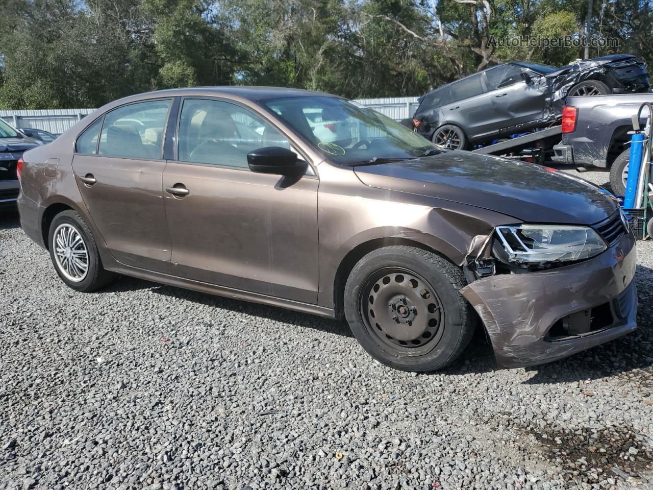 2011 Volkswagen Jetta Se Коричневый vin: 3VWDX7AJ3BM021807