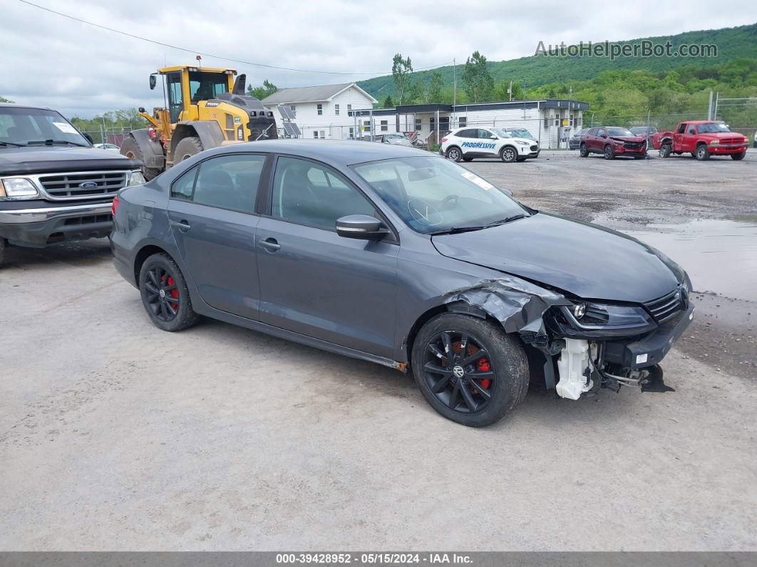 2011 Volkswagen Jetta 2.5l Se Blue vin: 3VWDX7AJ3BM346201