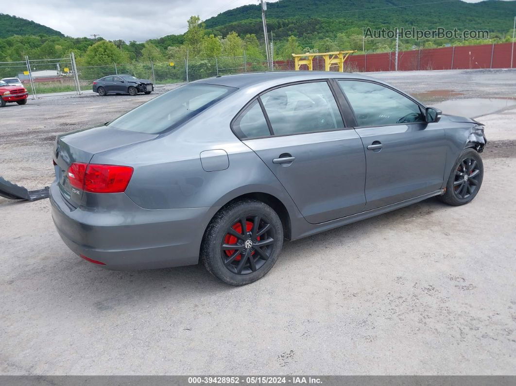 2011 Volkswagen Jetta 2.5l Se Blue vin: 3VWDX7AJ3BM346201