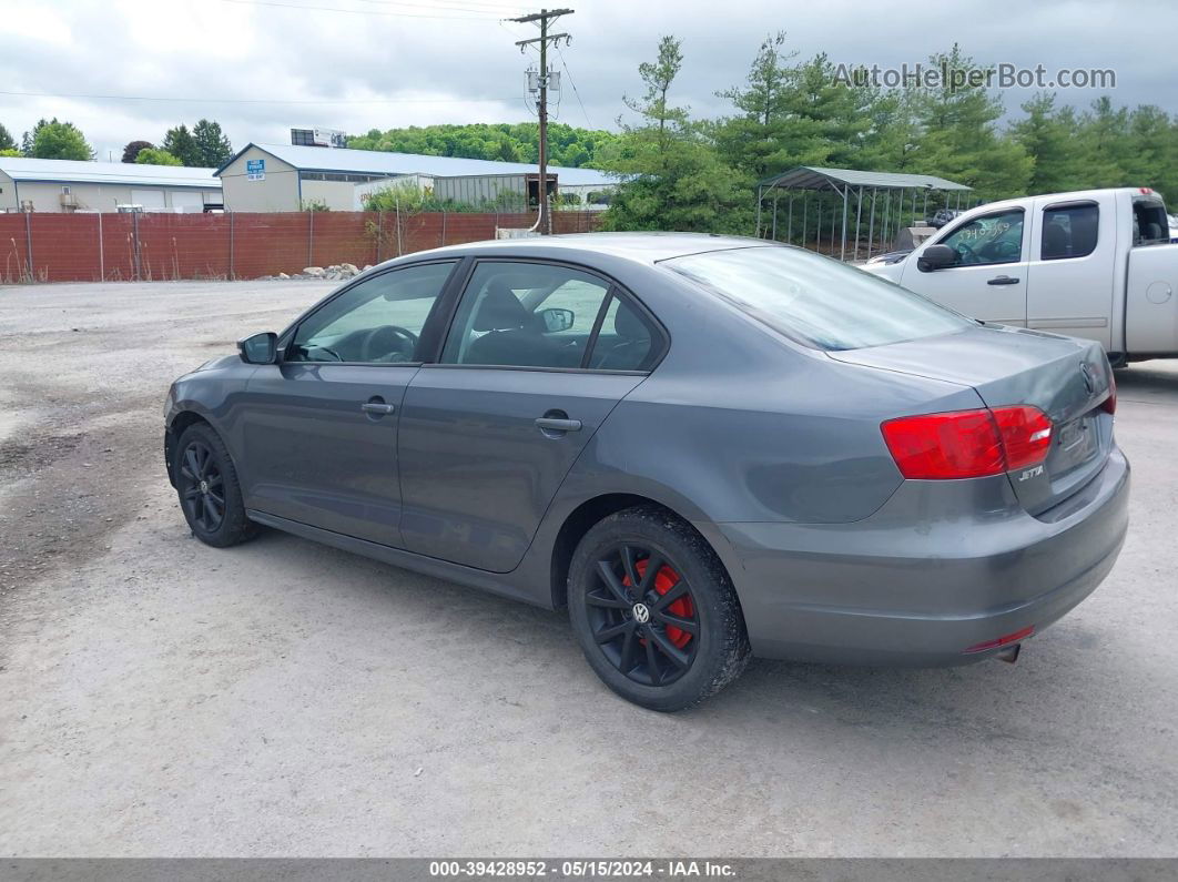 2011 Volkswagen Jetta 2.5l Se Blue vin: 3VWDX7AJ3BM346201