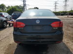 2012 Volkswagen Jetta Se Black vin: 3VWDX7AJ3CM353604