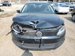 2012 Volkswagen Jetta Se Black vin: 3VWDX7AJ3CM353604