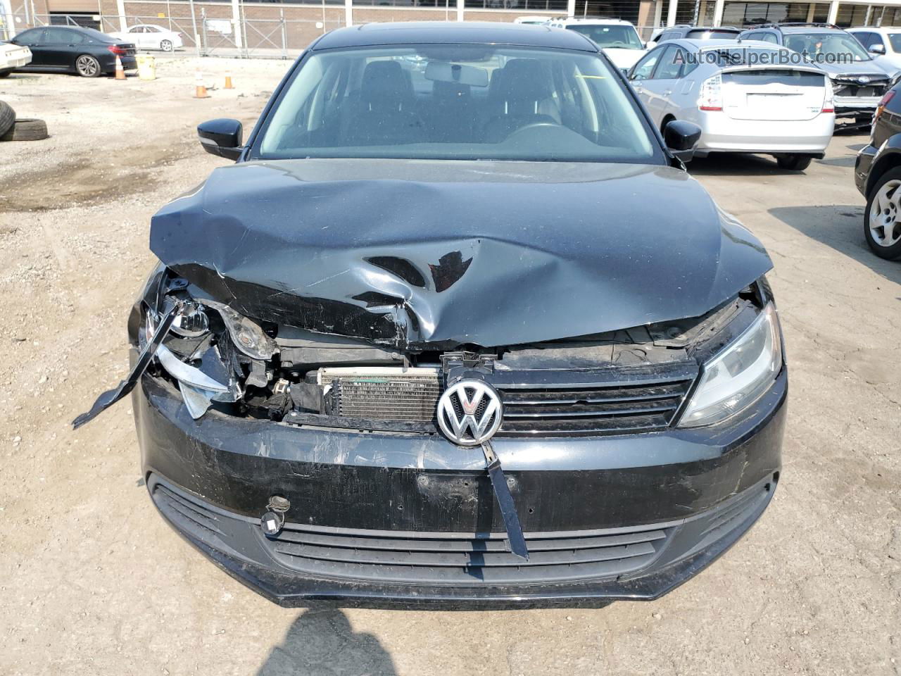 2012 Volkswagen Jetta Se Черный vin: 3VWDX7AJ3CM353604