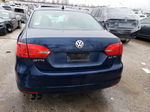 2012 Volkswagen Jetta Se Синий vin: 3VWDX7AJ3CM400100