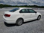 2012 Volkswagen Jetta Se White vin: 3VWDX7AJ3CM422503