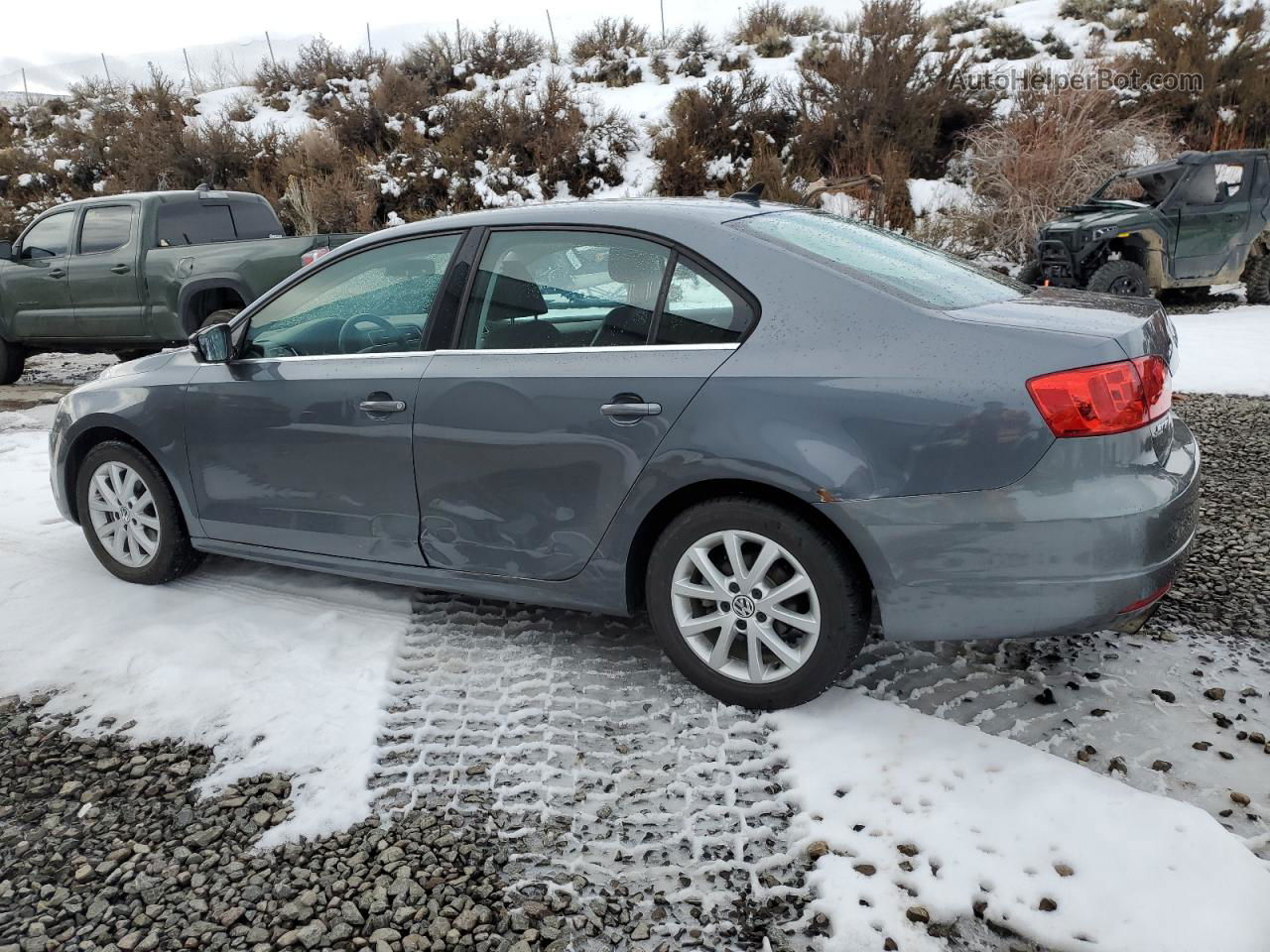 2013 Volkswagen Jetta Se Charcoal vin: 3VWDX7AJ3DM271275