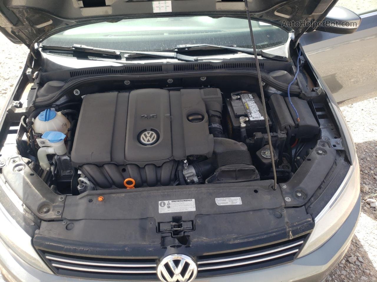 2013 Volkswagen Jetta Se Gray vin: 3VWDX7AJ3DM426052