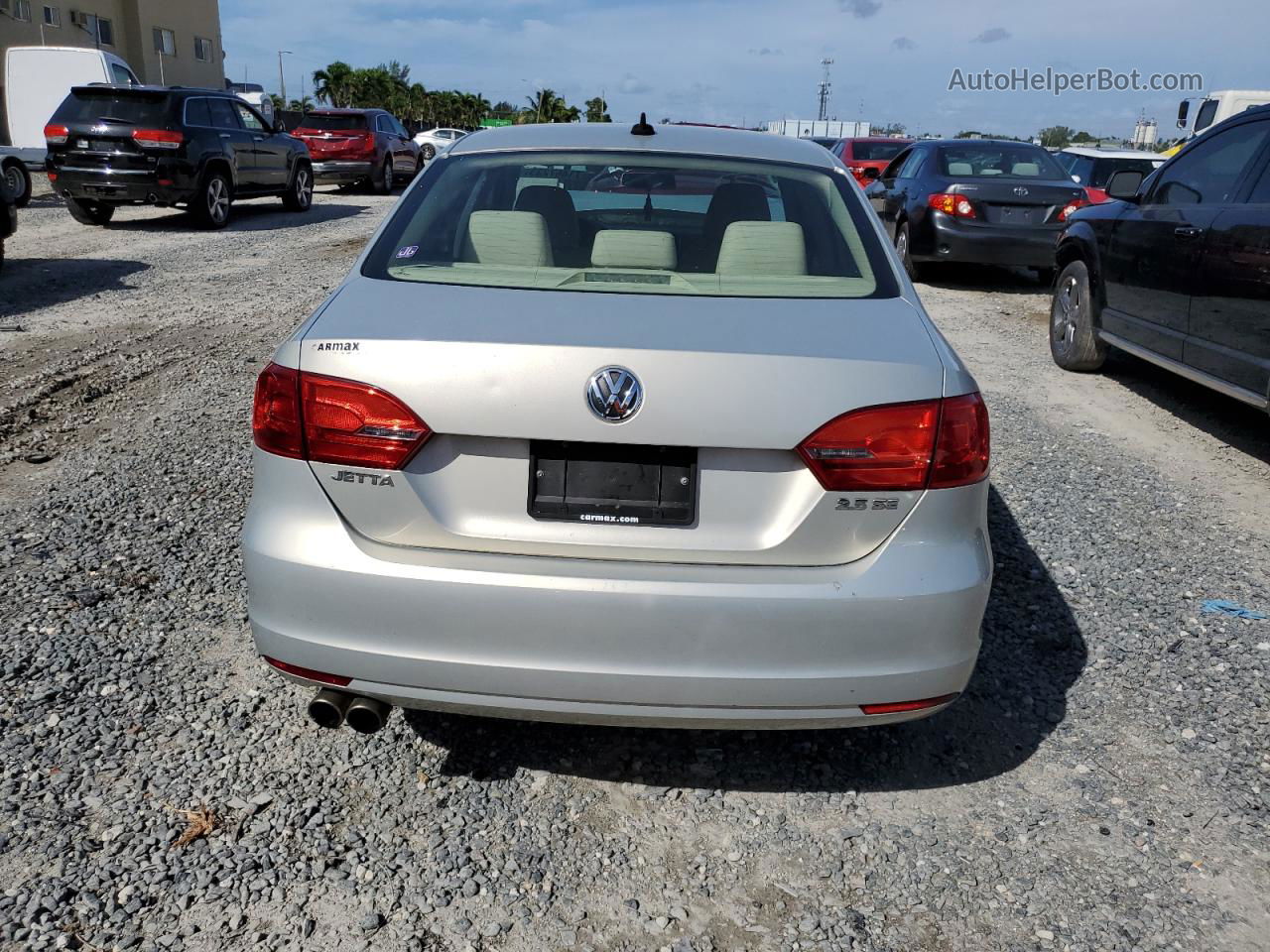 2011 Volkswagen Jetta Se Серебряный vin: 3VWDX7AJ4BM109586