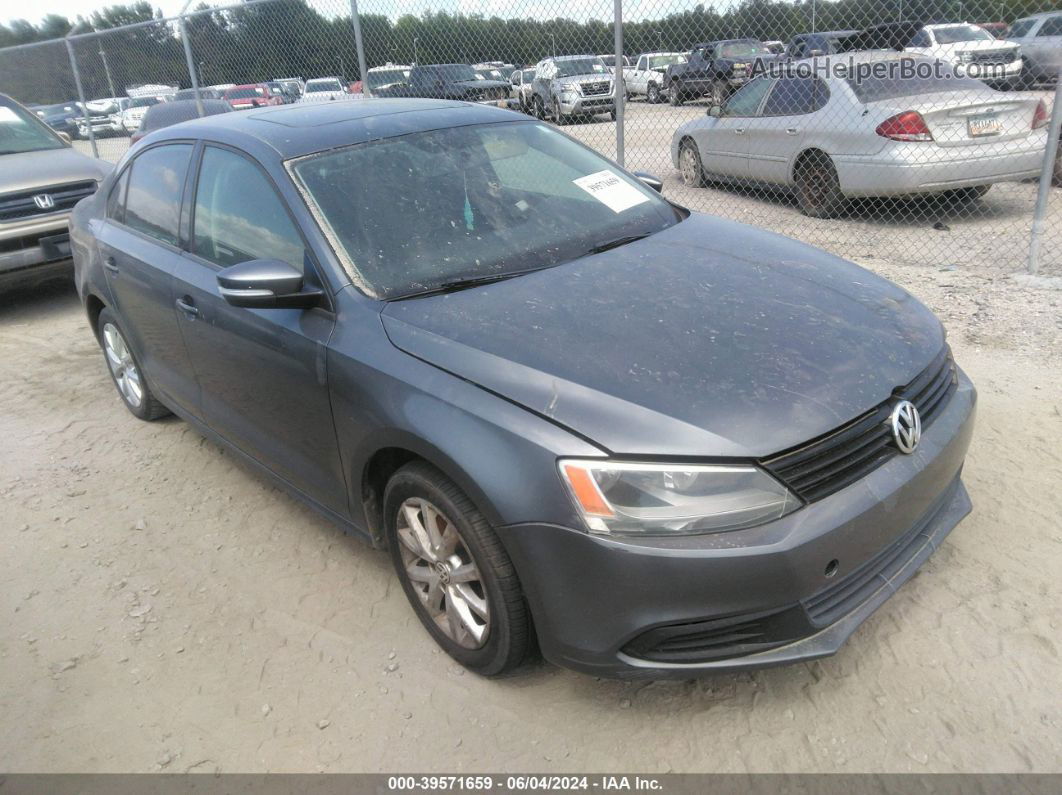 2011 Volkswagen Jetta 2.5l Se Gray vin: 3VWDX7AJ4BM306886