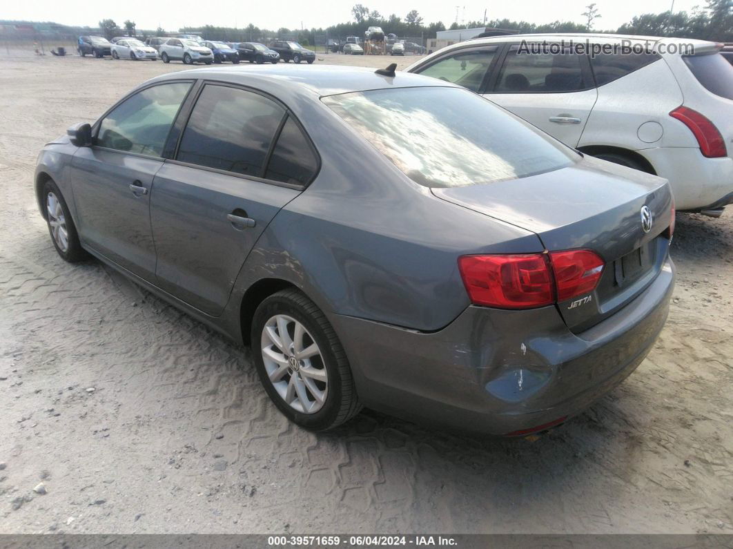 2011 Volkswagen Jetta 2.5l Se Gray vin: 3VWDX7AJ4BM306886