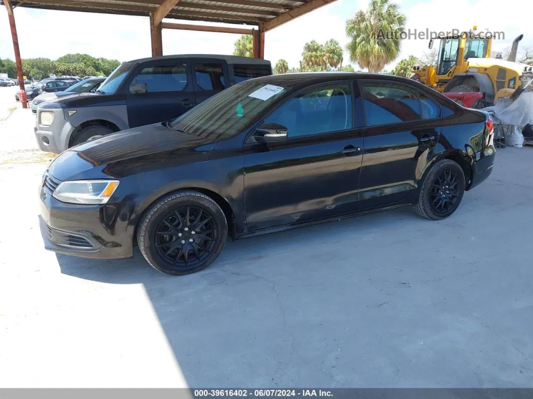 2011 Volkswagen Jetta 2.5l Se Black vin: 3VWDX7AJ4BM313224