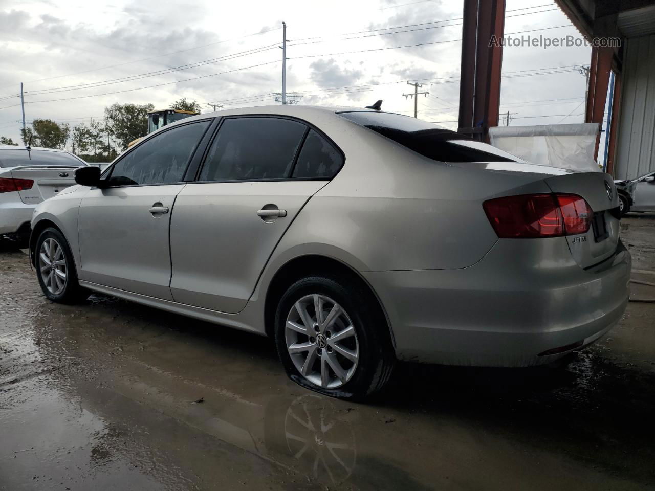 2011 Volkswagen Jetta Se Silver vin: 3VWDX7AJ4BM361256