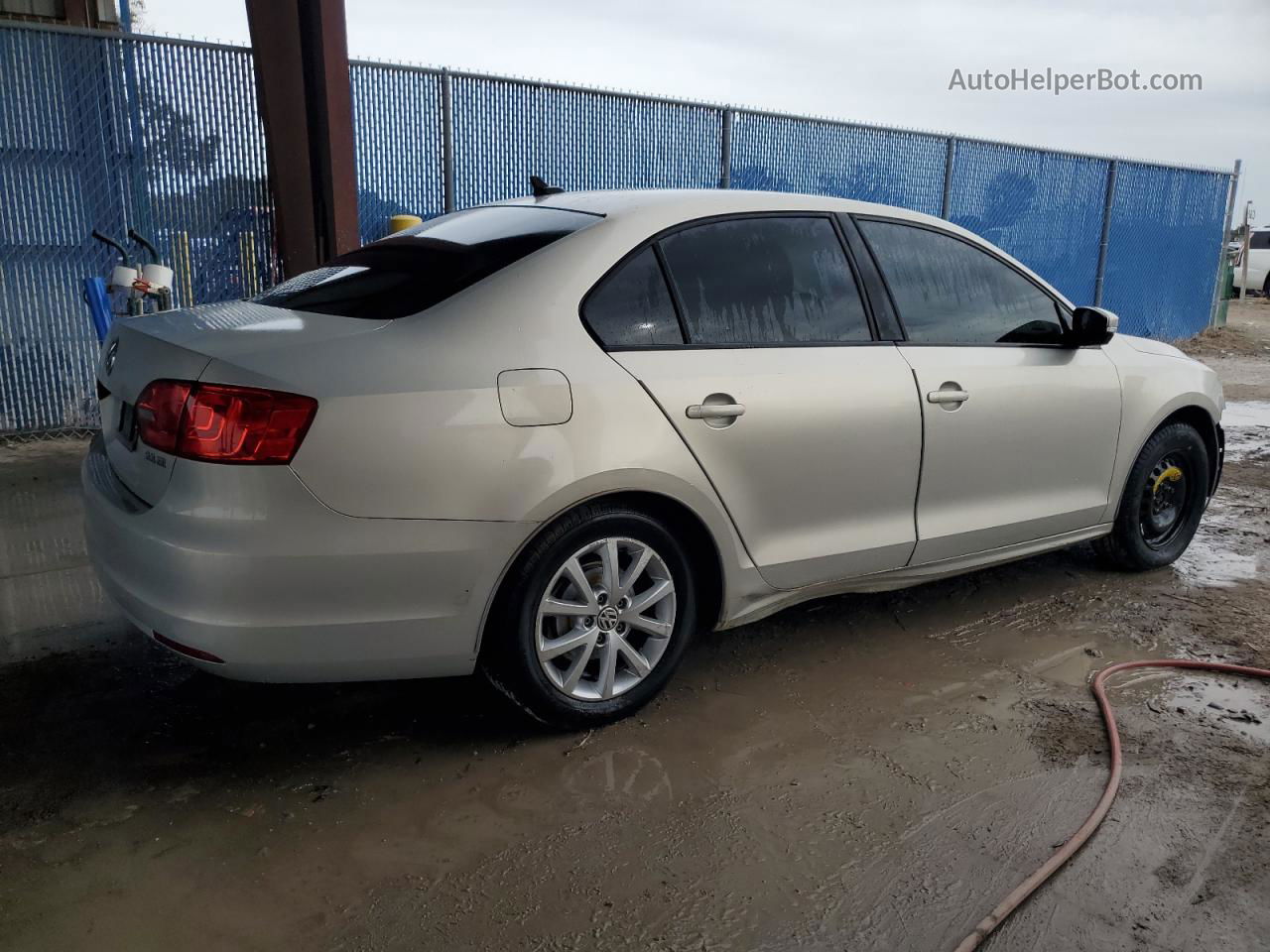 2011 Volkswagen Jetta Se Silver vin: 3VWDX7AJ4BM361256