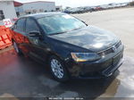 2012 Volkswagen Jetta 2.5l Se Black vin: 3VWDX7AJ4CM111498