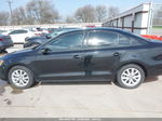 2012 Volkswagen Jetta 2.5l Se Black vin: 3VWDX7AJ4CM111498