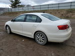 2012 Volkswagen Jetta Se White vin: 3VWDX7AJ4CM450357