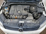 2012 Volkswagen Jetta Se White vin: 3VWDX7AJ4CM450357