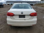 2012 Volkswagen Jetta Se White vin: 3VWDX7AJ4CM450357