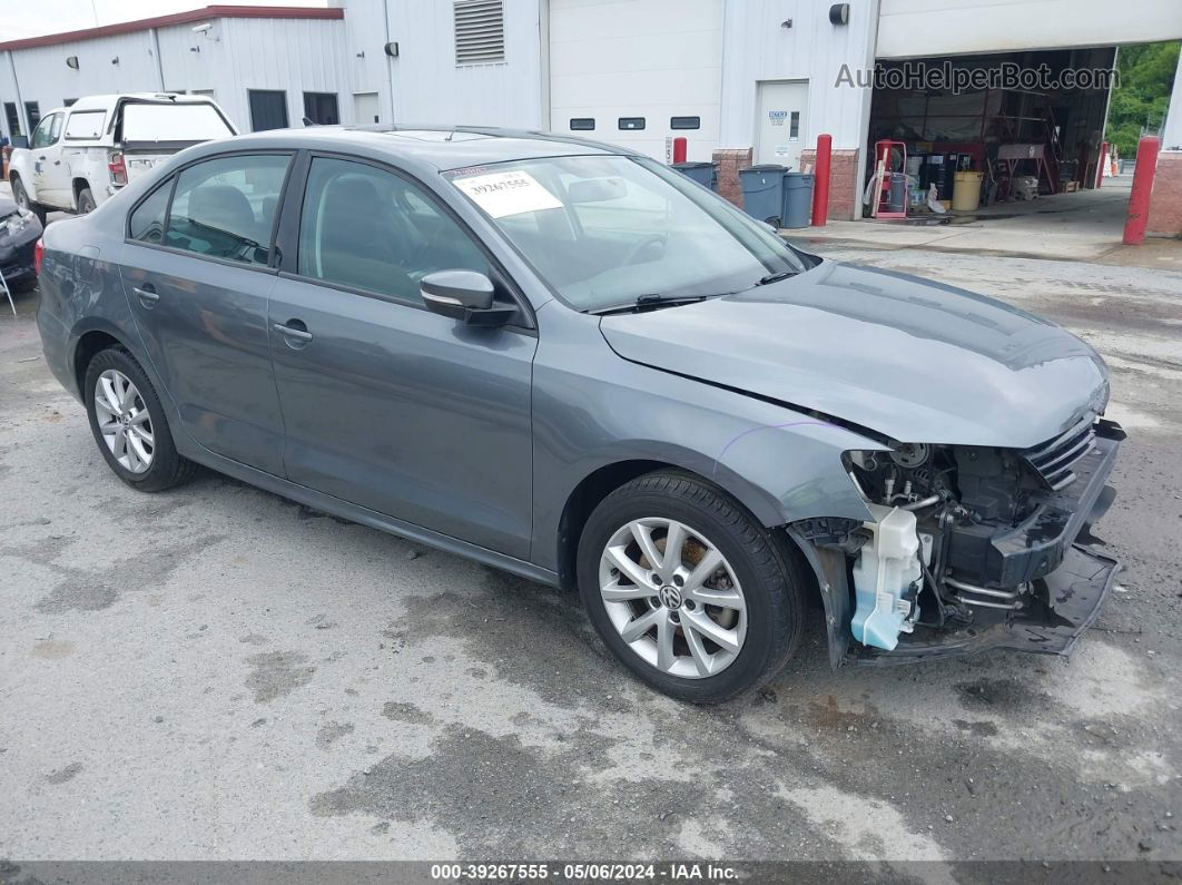 2012 Volkswagen Jetta Se Silver vin: 3VWDX7AJ4CM451332